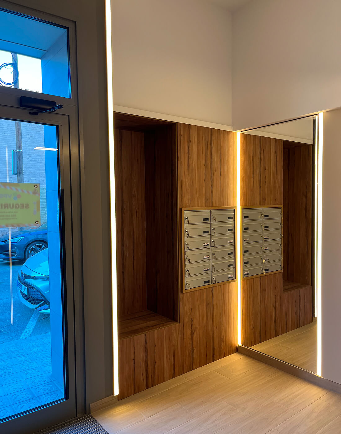 Obra nueva plurifamiliar portería
